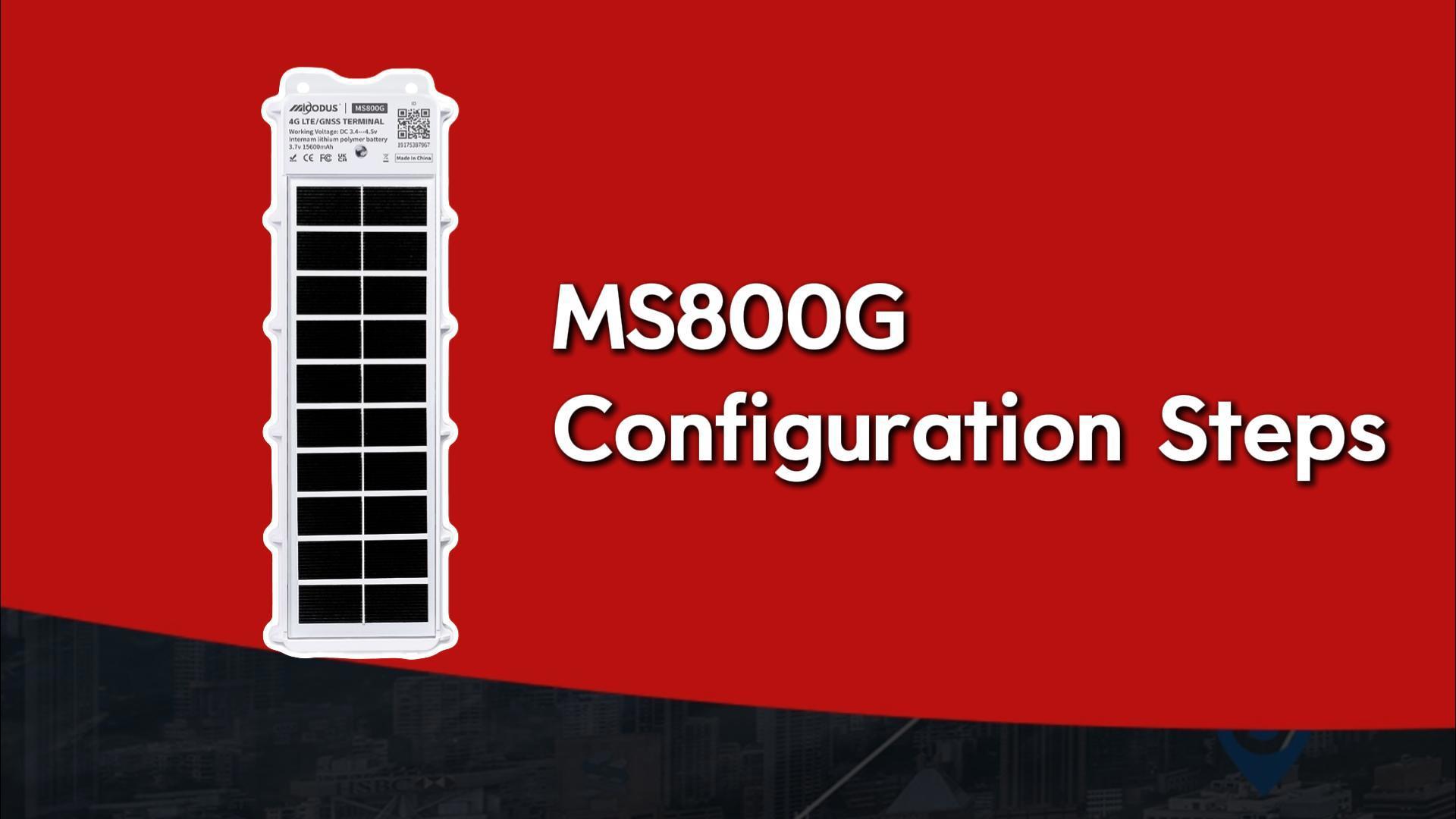 MS800G Configuration Guide