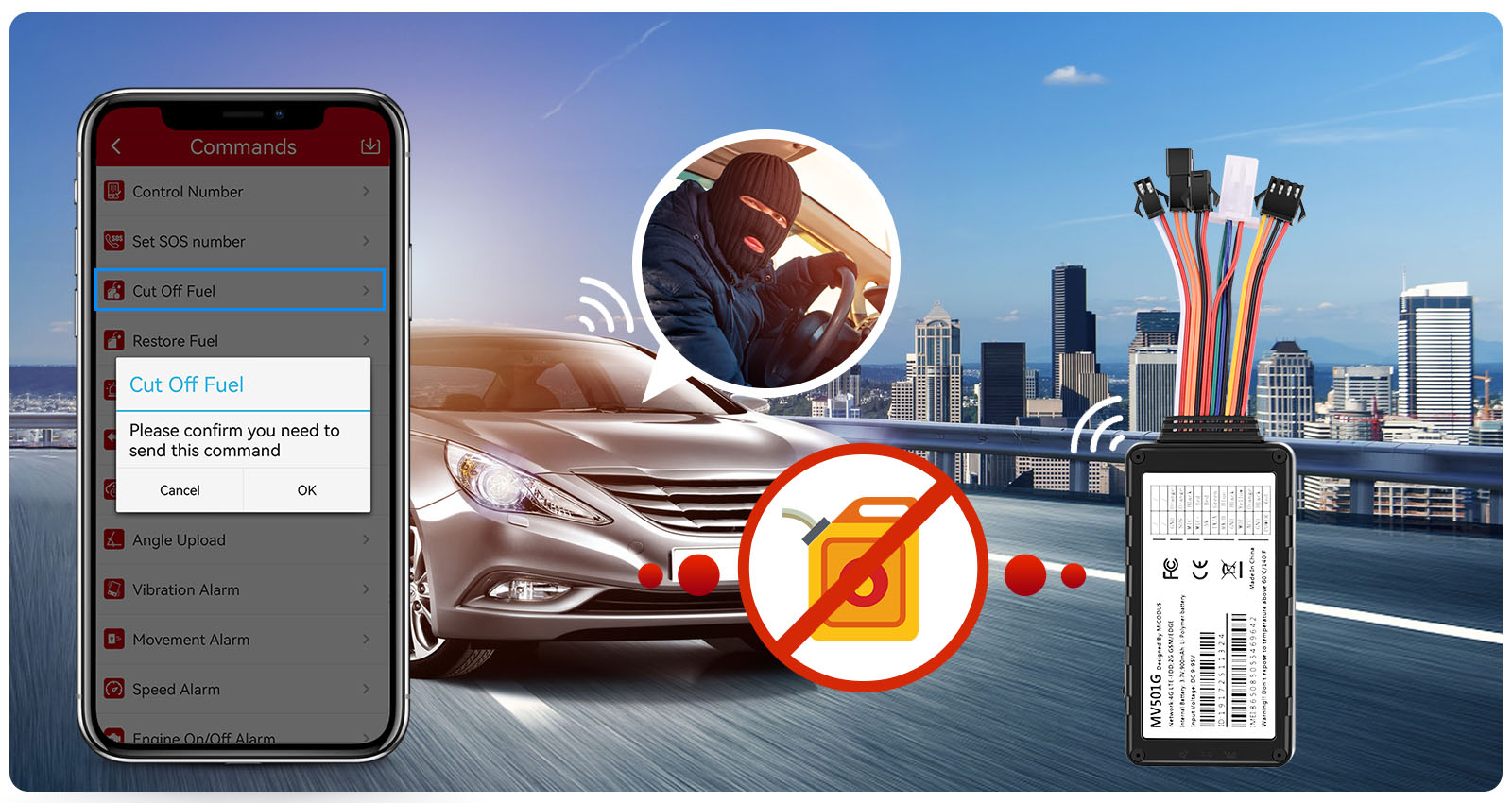 Remote Fuel Cut‑off & Resume